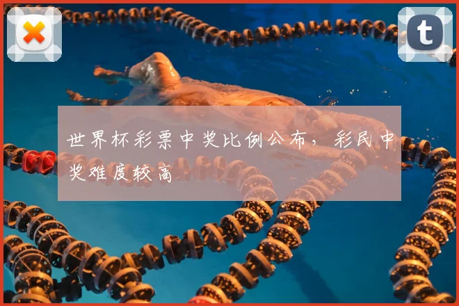 世界杯彩票中奖比例公布，彩民中奖难度较高