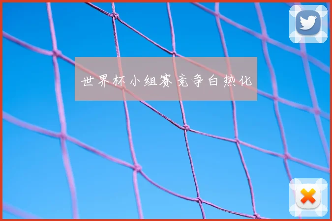 世界杯小组赛竞争白热化