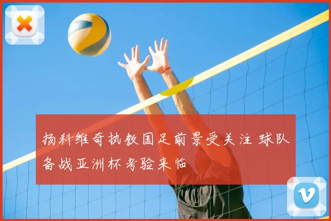扬科维奇执教国足前景受关注 球队备战亚洲杯考验来临